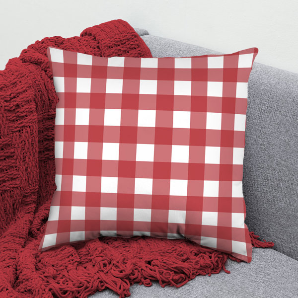 East Urban Home Plaid Throw Pillow Wayfair